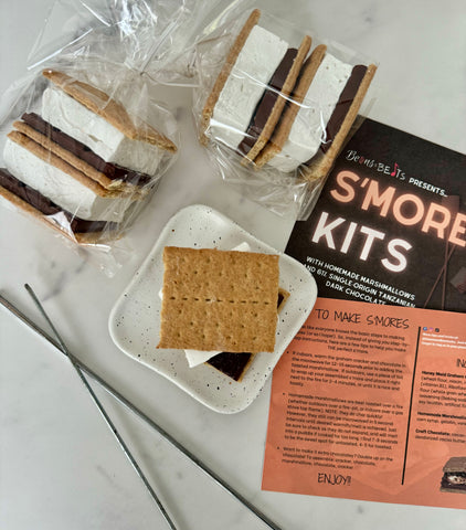 Sweater Weather: S'Mores Kits with Homemade Marshmallows and 61% Single-Origin Tanzanian Semi-Sweet Chocolate