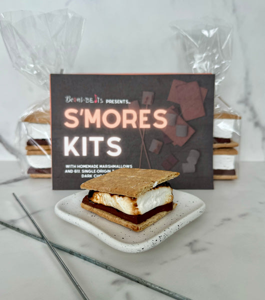 Sweater Weather: S'Mores Kits with Homemade Marshmallows and 61% Single-Origin Tanzanian Semi-Sweet Chocolate